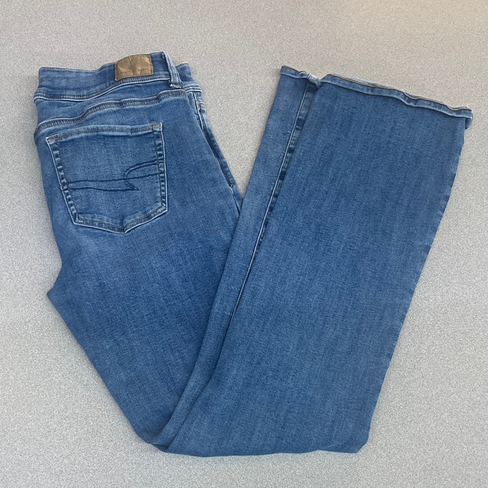 American Eagle Outfitters Blue Straight Leg Jeans